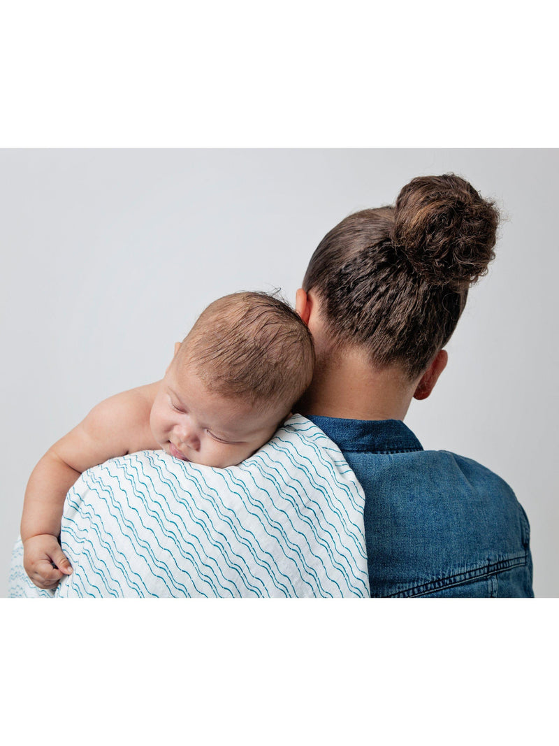 From Babies with Love Waves Of Joy baby shawl 120x120cm (British brand)