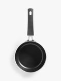 John Lewis aluminium non-stick saucepan with glass lid, grey - British product