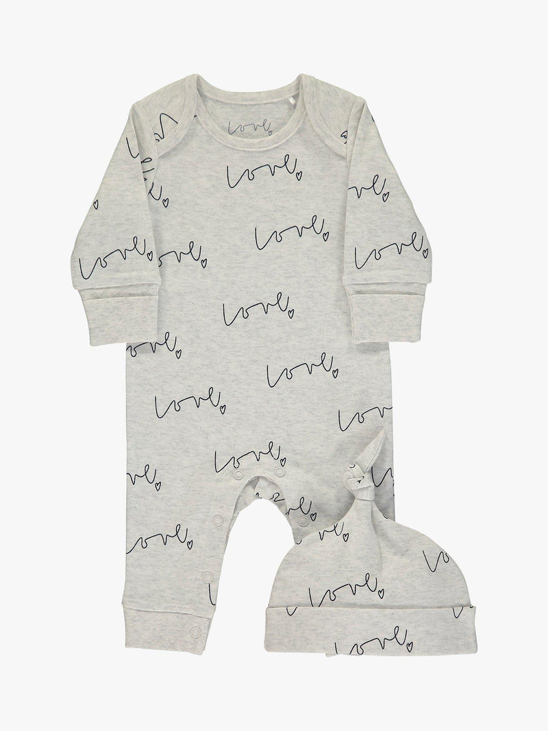 From Babies with Love baby gift set in grey, UK version