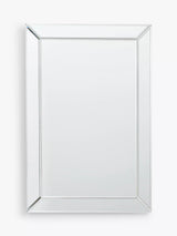 John Lewis John Lewis Simple Bevelled Glass Rectangular Wall Mirror, Clear- Buy online at McGrocer