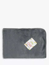 John Lewis From Babies with Love Kindness is Magic Charcoal Grey Baby Blanket 90x90cm- Buy online at McGrocer