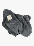 From Babies with Love baby blanket charcoal grey 90x90cm, UK version