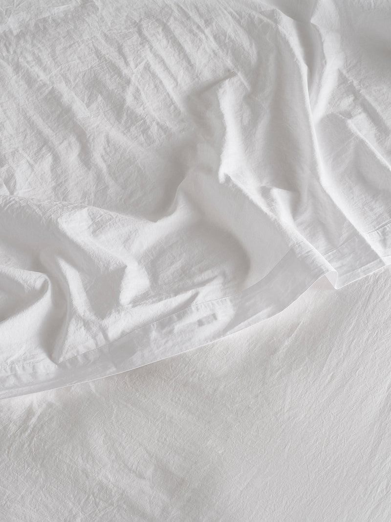 Bedfolk Relaxed Cotton Deep Fitted Sheet Double - British product