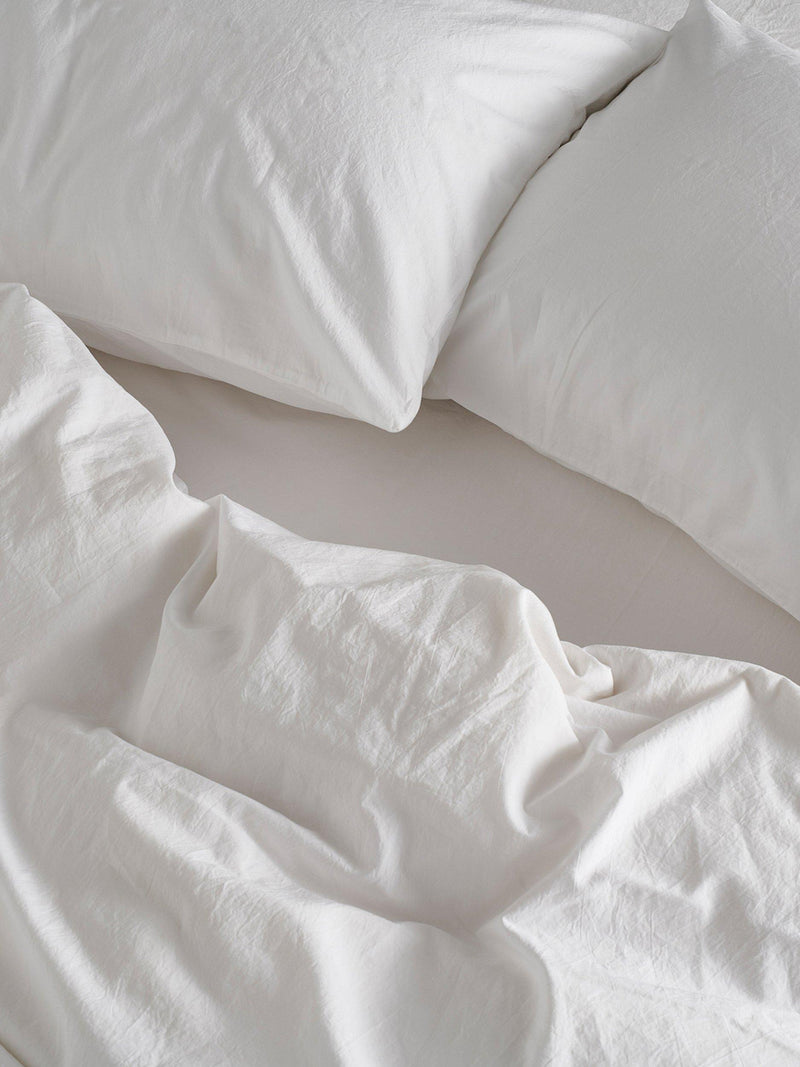 Bedfolk Relaxed Cotton Deep Fitted Sheet Double - British product