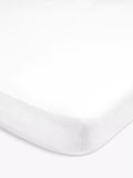 John Lewis Easy Care Organic Cotton 200 Thread Count Count Deep Fitted Sheet - Myrtle Green King