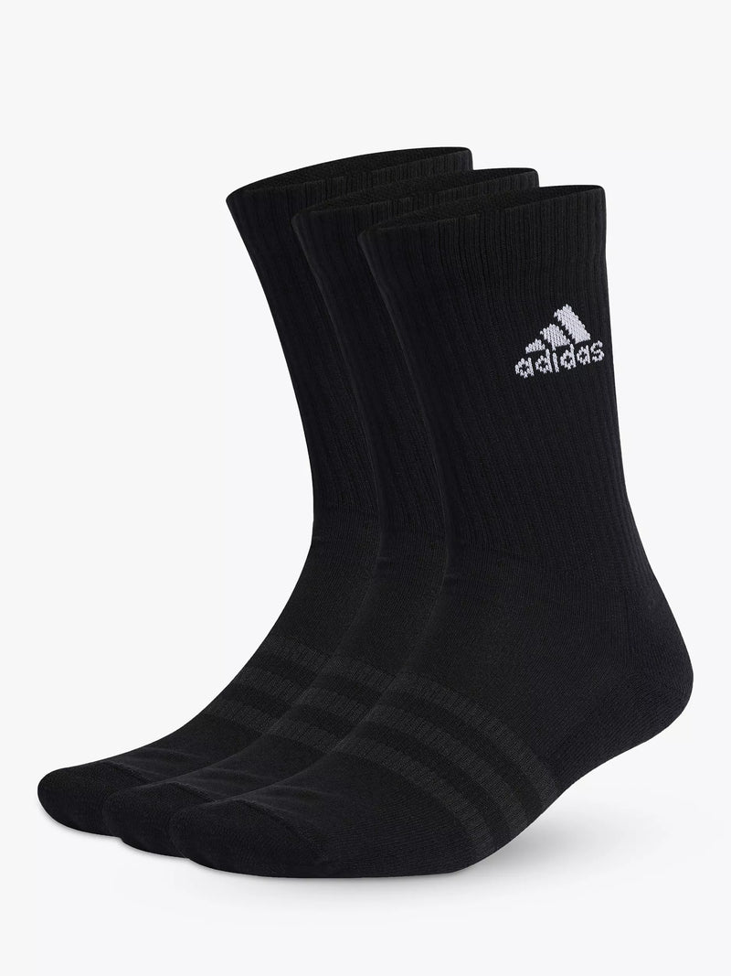 adidas cushioned crew socks pack of 3, imported from the UK