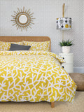 Mini Moderns A Forest duvet cover set in mustard, imported from the UK