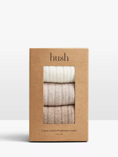 John Lewis Ribbed Cashmere Blend Ankle Socks in Beige, Pack of 3- Buy online at McGrocer