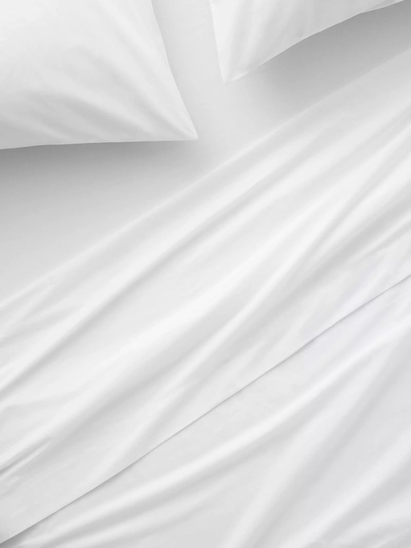 John Lewis Pure Cotton Flat Sheet Double