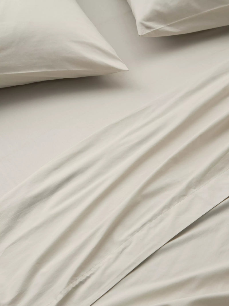 John Lewis Pure Cotton Flat Sheet Double