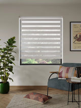 John Lewis Day and Night Roller Blind in White with Adjustable Light Control- Buy online at McGrocer