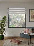 John Lewis day and night roller blind in white, UK version