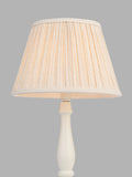 John Lewis soft pleat lampshade natural 25cm (British brand)