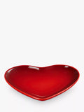 Le Creuset stoneware heart platter, UK version