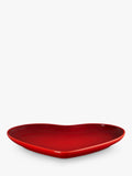 Le Creuset stoneware heart platter, UK version