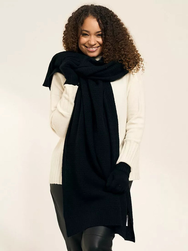 Truly cashmere knitted scarf 100% cashmere (British brand)