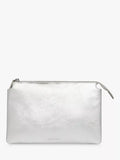 Whistles Elita leather double pouch clutch bag (British brand)