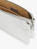 Whistles Elita leather double pouch clutch bag (British brand)