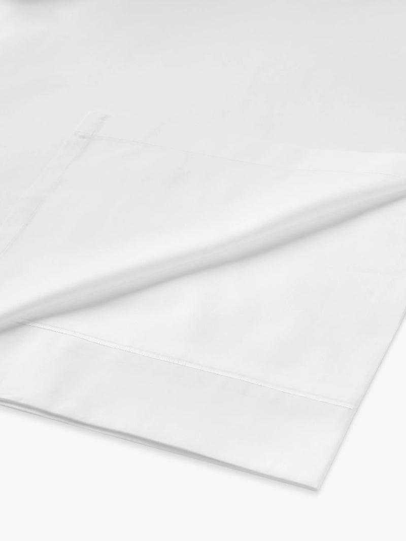 Egyptian cotton percale flat sheet with 400 thread count, UK version