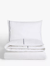 John Lewis John Lewis Harlow Egyptian Cotton Percale Standard Pillowcase 400 Thread Count- Buy online at McGrocer