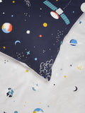 John Lewis duvet cover set Outer Space glow in the dark single, imported from the UK