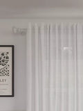 John Lewis white voile panel 137x140cm (British brand)