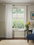 John Lewis white tufted dot voile panel, UK version