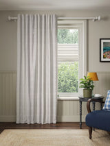 John Lewis John Lewis Wide Stripe Hidden Tab Voile Panel Curtain, 229cm Drop x 140cm Width- Buy online at McGrocer