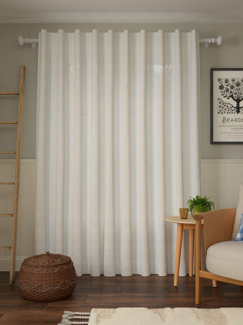 John Lewis wide stripe voile panel 229x140cm, imported from the UK