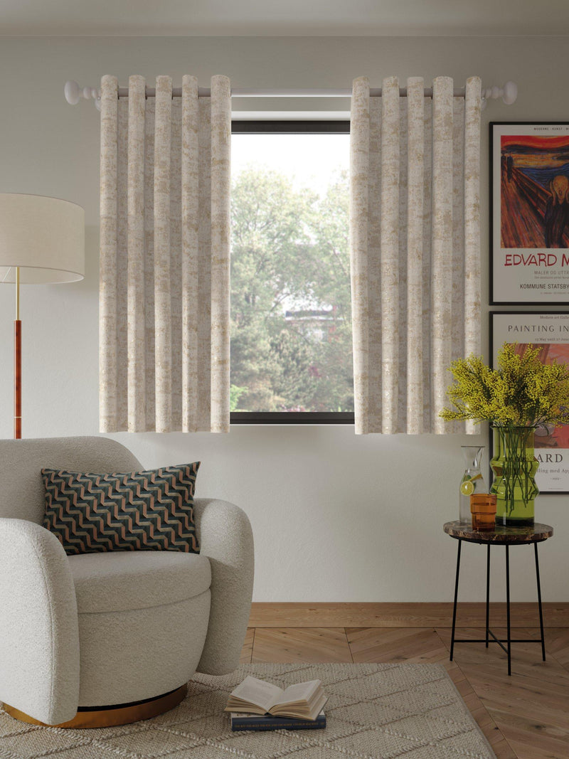 John Lewis Cala Weave lined eyelet curtains, UK version