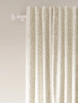 John Lewis John Lewis Mila Print Dimout/Thermal Lined Multiway Curtains (Pair), Putty, 137cm Drop x 117cm Width- Buy online at McGrocer
