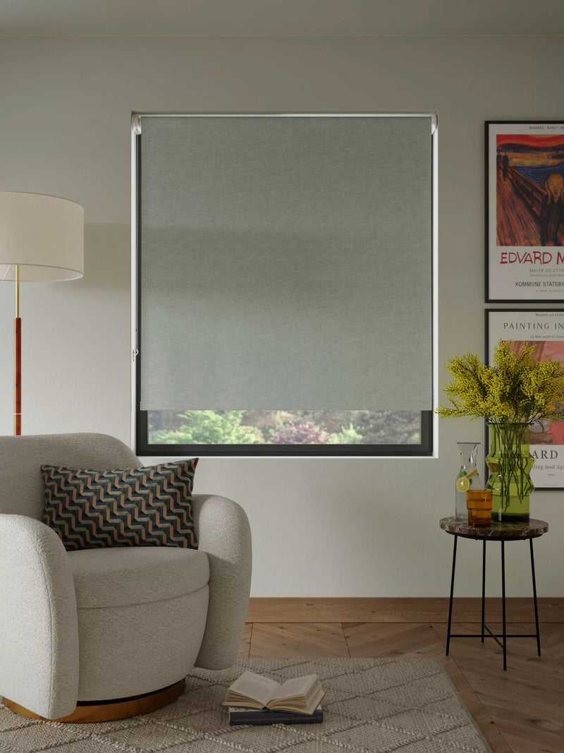 John Lewis Loch Blackout/Thermal Roller Blind, 160 x 122cm