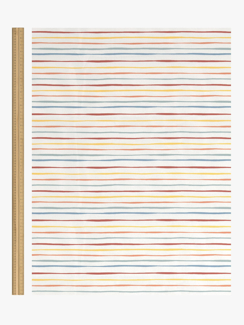 John Lewis Wobbly Stripe blackout roller blind multi - British product