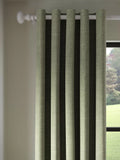 John Lewis Textured Weave Pair Blackout Lined Eyelet Curtains - 274cm Drop