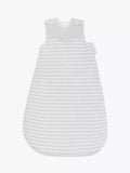 John Lewis Elephant Stripe Baby Sleeping Bag, 2.5 Tog, Grey - McGrocer