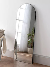 John Lewis Yearn Delicacy Arched Wood Frame Wall and Leaner Mirror 150x60cm- Buy online at McGrocer