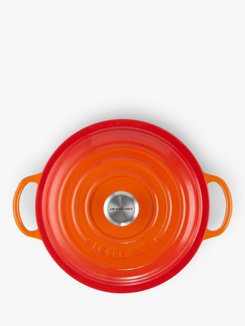 Le Creuset cast iron round casserole soup pot, UK version