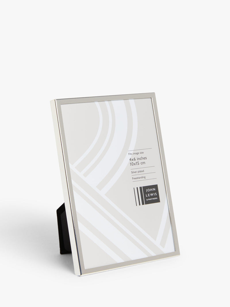 John Lewis Daya silver plated photo frame 6x8 inches, UK version