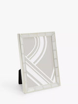 John Lewis Mother of Pearl Block Photo Frame with Silver Plated Finish- Buy online at McGrocer