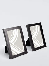 John Lewis John Lewis Photo Frame Set of 2 Black- Buy online at McGrocer