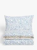 John Lewis scribble reversible cotton duvet cover set, UK version