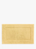 John Lewis Micro-Fresh Deep Pile Bath Mat, Soft Yellow, Medium (L50 x W80cm)