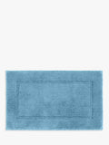 John Lewis Micro-Fresh Deep Pile Bath Mat, Soft Teal, Medium (L50 x W80cm)