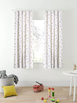 John Lewis John Lewis Safari & Friends Pencil Pleat Pair Blackout Lined Children's Curtains, 182cm x 165cm- Buy online at McGrocer