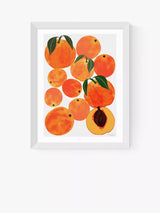 John Lewis EAST END PRINTS Leanne Simpson 'Peach Harvest' Framed Print 25x30cm- Buy online at McGrocer