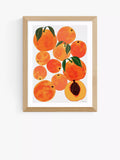 EAST END PRINTS Leanne Simpson 'Peach Harvest' Framed Print 25x30cm