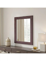 John Lewis Yearn Rectangular Oak Wood Wall Mirror 69cm x 94cm- Buy online at McGrocer