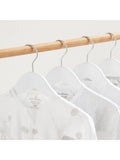 Purebaby Organic Growsuit Grey Melange Pack 4, imported from the UK