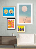 EAST END PRINTS Grapefruit Harvest framed print 25x30cm, imported from the UK