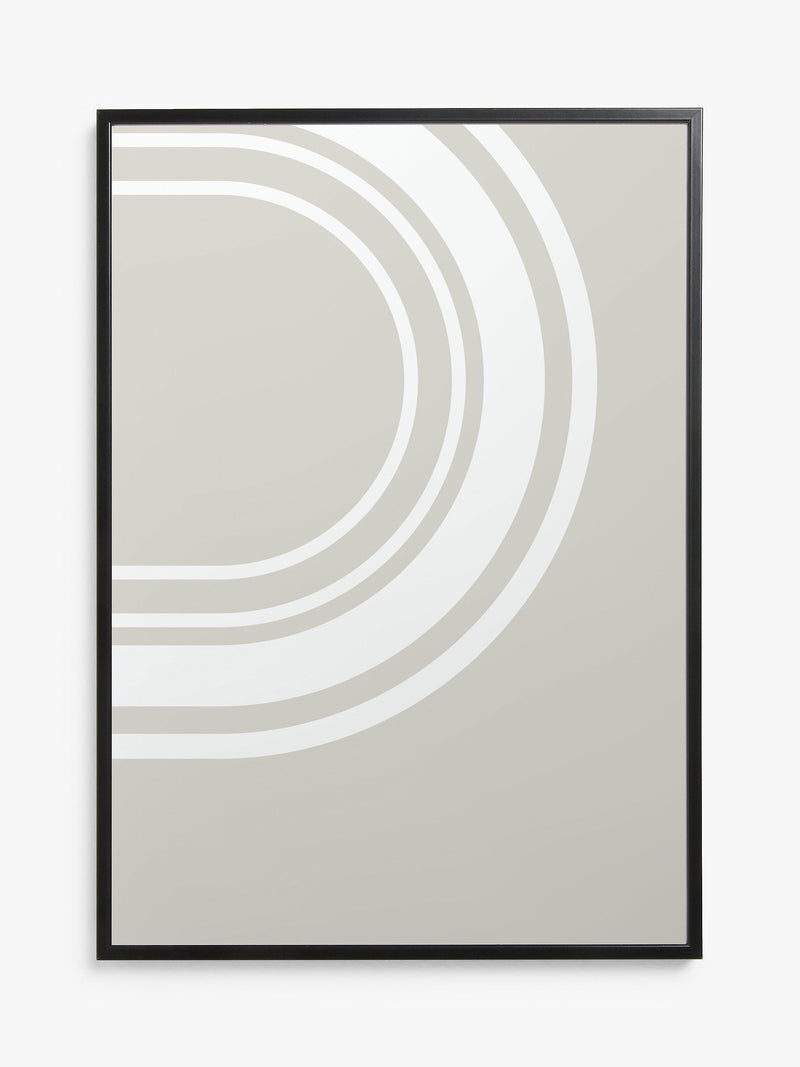 John Lewis black aluminium poster frame, UK version